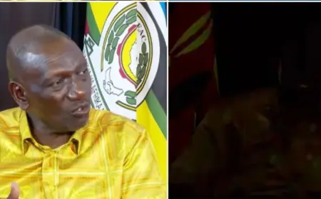 BLACKOUT HITS KISUMU STATE LODGE DURING PRESIDENT RUTO’S MEDIA INTERVIEW.