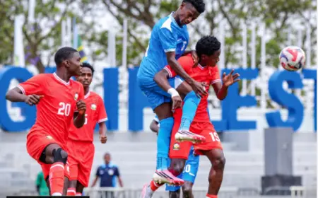 JUNIOR STARS ELIMINATED FROM CECAFA U-17 AFCON QUALIFIERS AFTER 2-0 LOSS TO SOMALIA