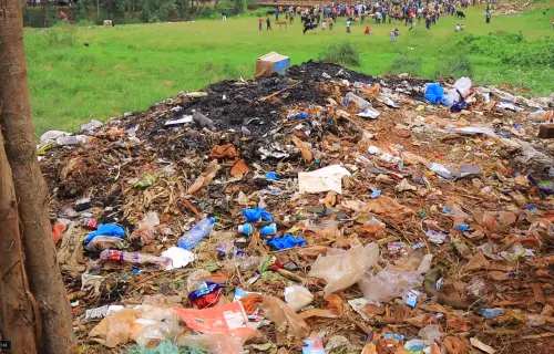 TRADERS IN NYAKOE RAISE SANITATION CONCERNS, THREATEN TAX BOYCOTT   Nyakoe, Kisii. 