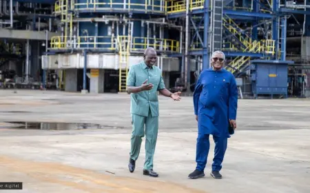 SH2.2 TRILLION DANGOTE REFINERY PROJECT MOVES CLOSER TO LAUNCH AS SHIP DOCKS IN LAMU