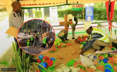 KDF COMMENCES CONSTRUCTION OF RAILA ODINGA MAUSOLEUM IN BONDO