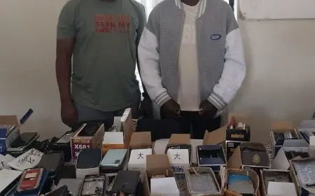TWO SUSPECTS ARRESTED IN KISII PHONE THEFT AND HACKING RACKET AS OVER 500 PHONES RECOVERED