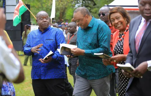 UHURU DISTANCES HIMSELF FROM POLITICAL SPONSORSHIP, RULES OUT SEEKING OFFICE Kitale.