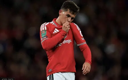 MANCHESTER UNITED CRASH OUT OF CARABAO CUP AFTER HISTORIC COLLAPSE AGAINST BRIGHTON.