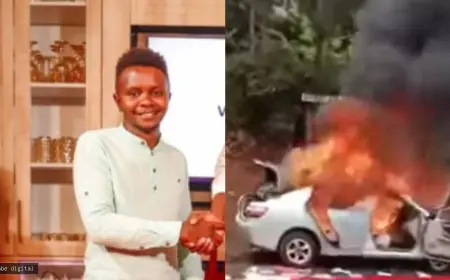 EMBU JOURNALIST RECOUNTS FRANTIC MOMENTS BEFORE HIS CAR WAS REDUCED TO ASHES IN UDA CHAOS