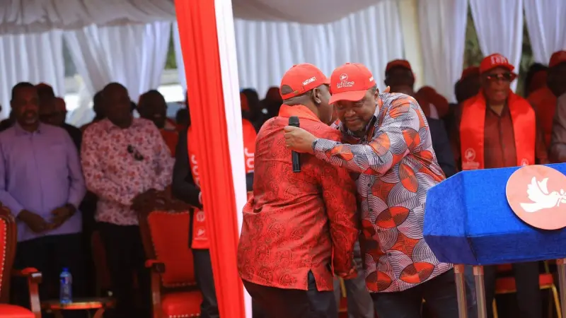 MATIANG’I AT THE HELM AS UHURU HANDS OVER JUBILEE LEADERSHIP AHEAD OF NDC   