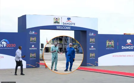 DANGOTE'S $16 BILLION LAMU REFINERY BREAKS GROUND AMID LAND DISPUTE AS KENYA TARGETS EAST AFRICA FUEL HUB