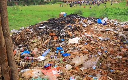 TRADERS IN NYAKOE RAISE SANITATION CONCERNS, THREATEN TAX BOYCOTT   Nyakoe, Kisii. 