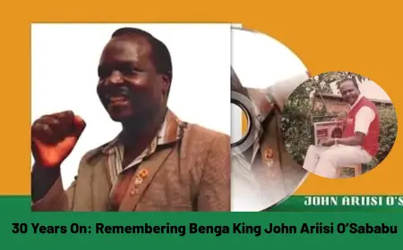 GONE 30 YEARS, NEVER FORGOTTEN: THE ENDURING LEGACY OF JOHN ARIISI O’SABABU  Nyamira, Kenya.