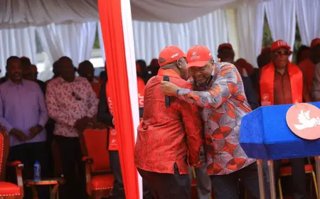 MATIANG’I AT THE HELM AS UHURU HANDS OVER JUBILEE LEADERSHIP AHEAD OF NDC   