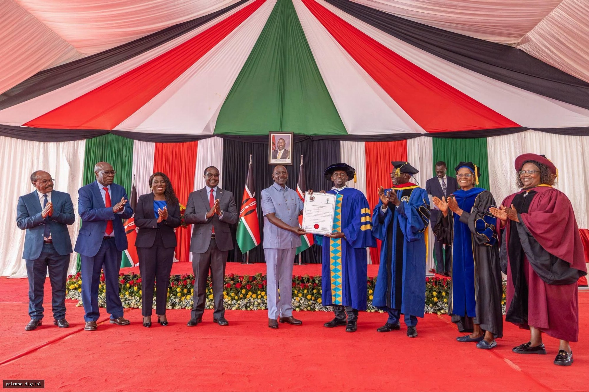 RUTO ADMITS KAMAGAMBO UNIVERSITY INTO HIGHER EDUCATION SYSTEM AS TOTAL HITS 90. 