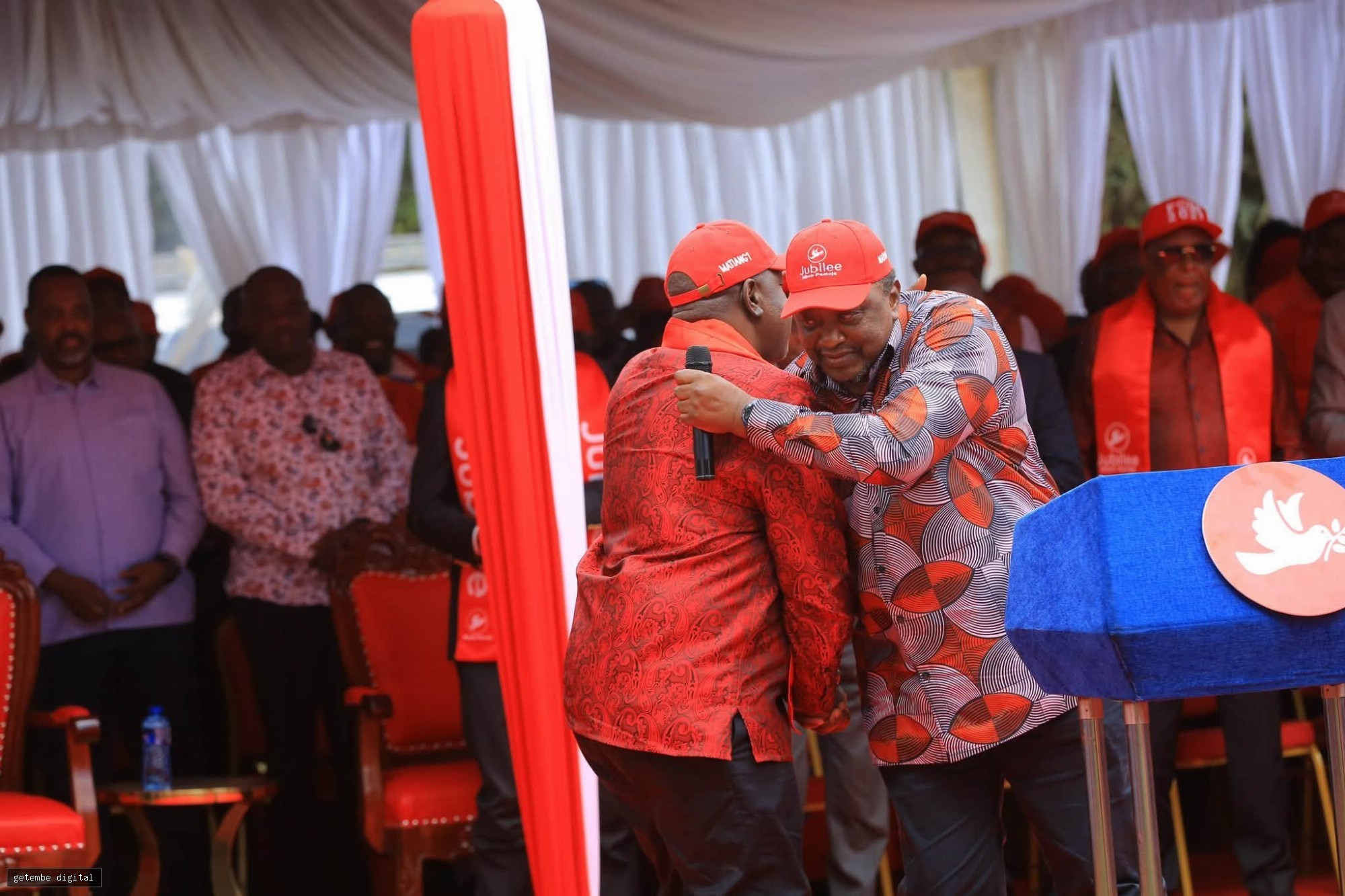 MATIANG’I AT THE HELM AS UHURU HANDS OVER JUBILEE LEADERSHIP AHEAD OF NDC   