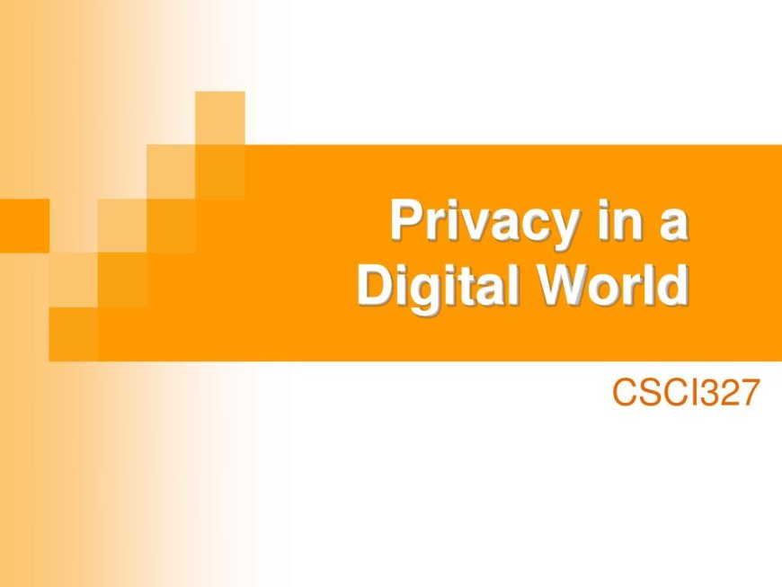 PRIVACY IN THIS DIGITAL ERA