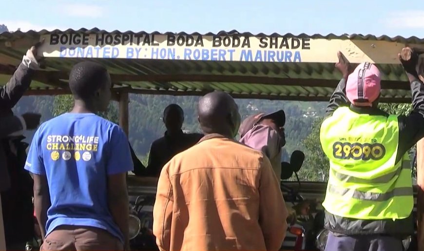Well-Wisher Donates A Boda Boda Shed To Riembe Riders