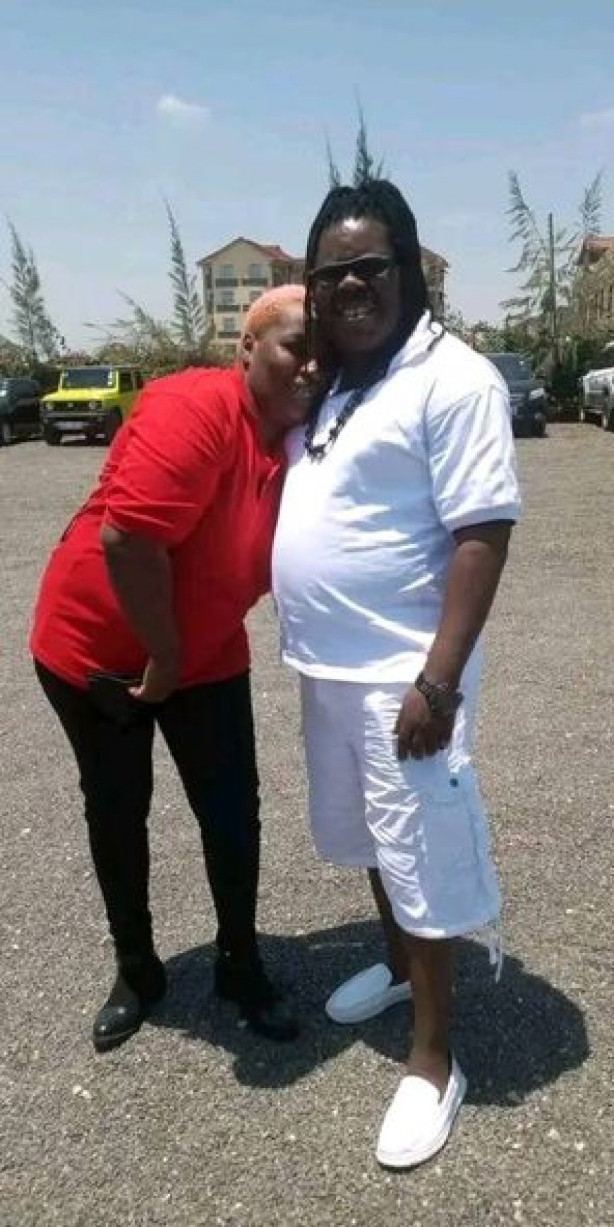 Renowned actor Makokha with his late wife Wambui