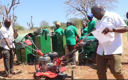 Farmers in Tsekuru Sub-county ,Kitui,Benefit from modern Farming  Equipment