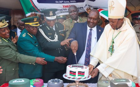 Southern Nyanza Security Officers Hold Joint Thanksgiving in Homa Bay