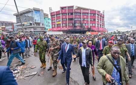 IG Kanja, CS Murkomen Tour Riot-Hit Areas in Nairobi, Kiambu