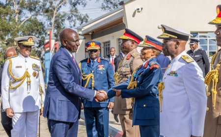 President Ruto Reshapes  Military Leadership with strategic Appointments and Promotions.
