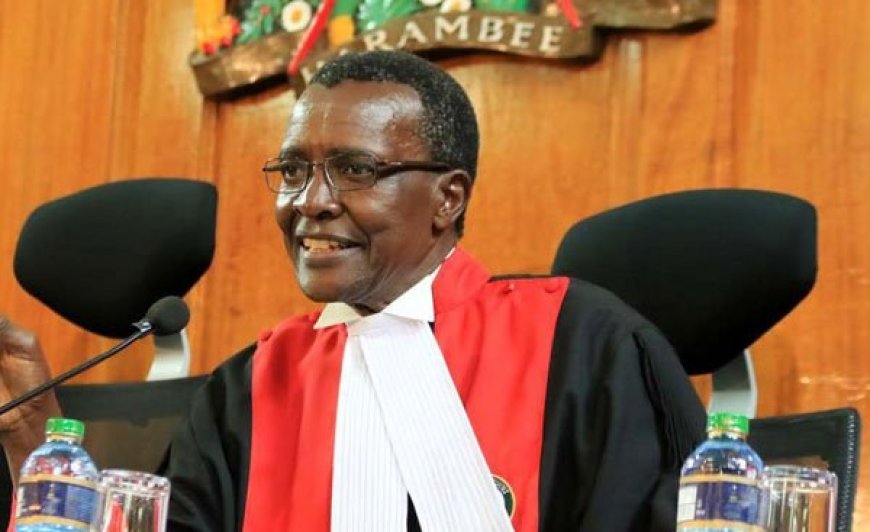 Maraga to address the nation concerning the death of Albert Ojwang
