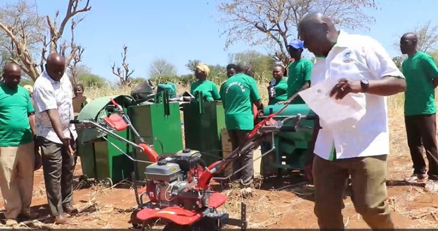 Farmers in Tsekuru Sub-county ,Kitui,Benefit from modern Farming Equipment