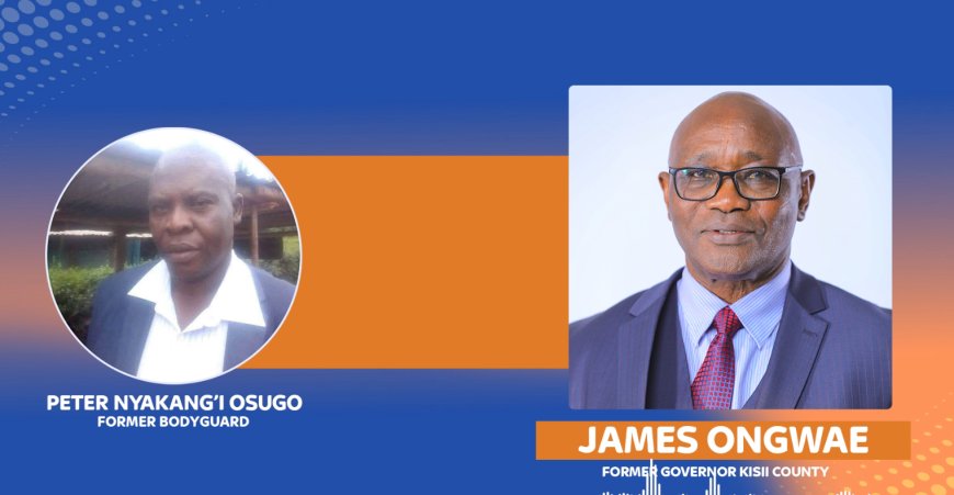 Ex-Governor Ongwae mourns death of his long time private aide