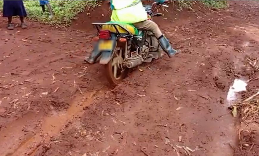 Residents stage protests over poor state of road