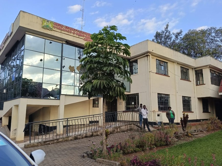 Vandalism of Kisii Woman Rep's office