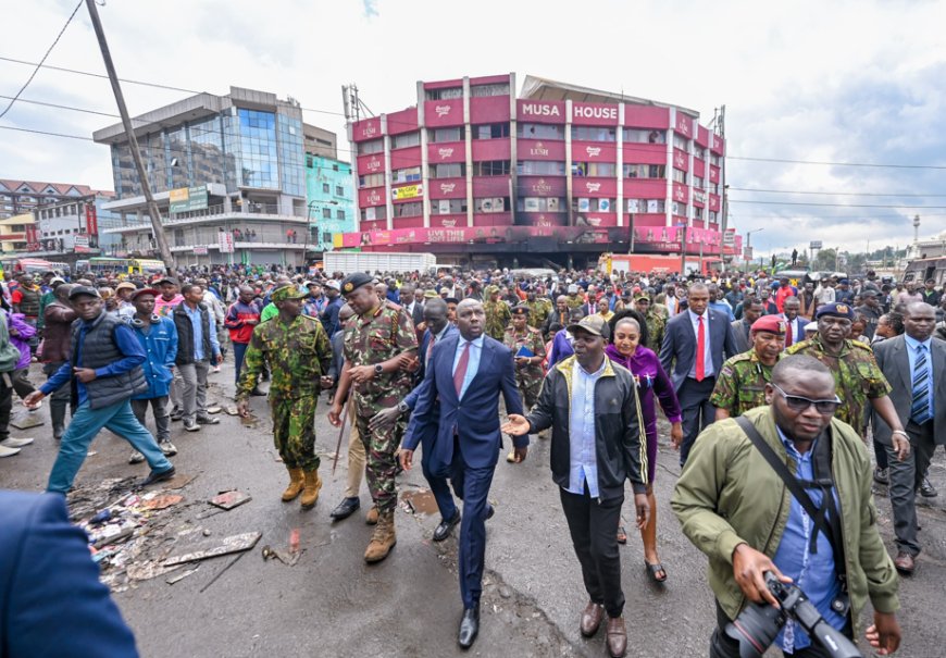 IG Kanja, CS Murkomen Tour Riot-Hit Areas in Nairobi, Kiambu