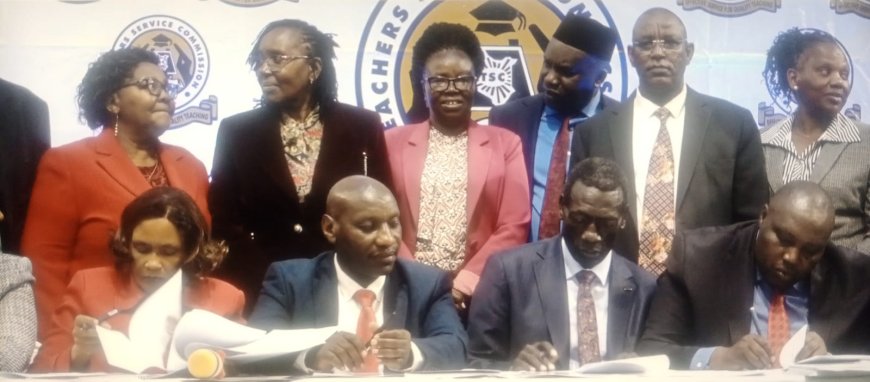 "Triumph": TSC's 29.5 percent salary increment to teachers in a Sh 33 billion agreement