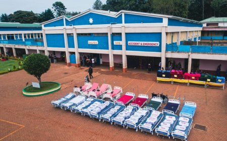 450-bed capacity Nyamira Referral Hospital receives assorted equipment in an overhaul exercise