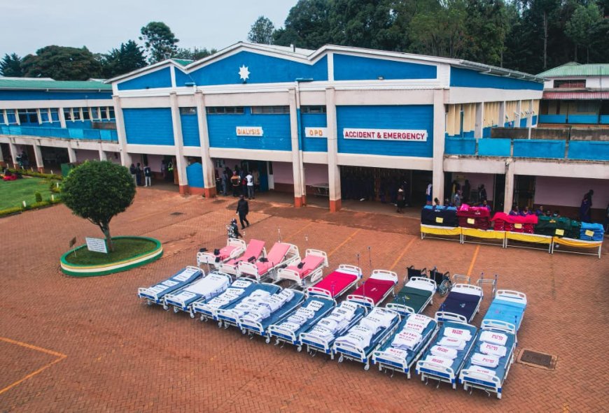 450-bed capacity Nyamira Referral Hospital receives assorted equipment in an overhaul exercise