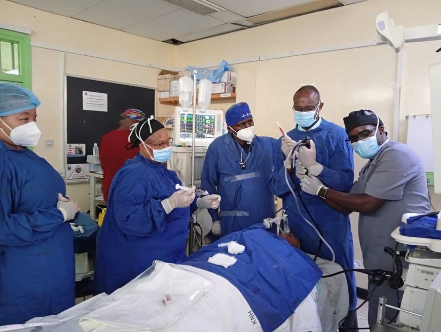 KNH conducts first ever Endobronchial Ultrasound on a 55-year-old patient