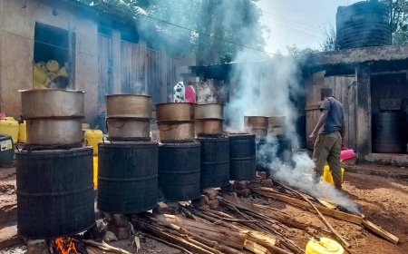 POLICE SEIZES 2,000 LITRES OF KANGARA AND 40 LITRES OF CHANG'AA IN KISII COUNTY