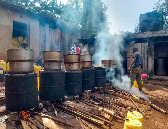 POLICE SEIZES 2,000 LITRES OF KANGARA AND 40 LITRES OF CHANG'AA IN KISII COUNTY