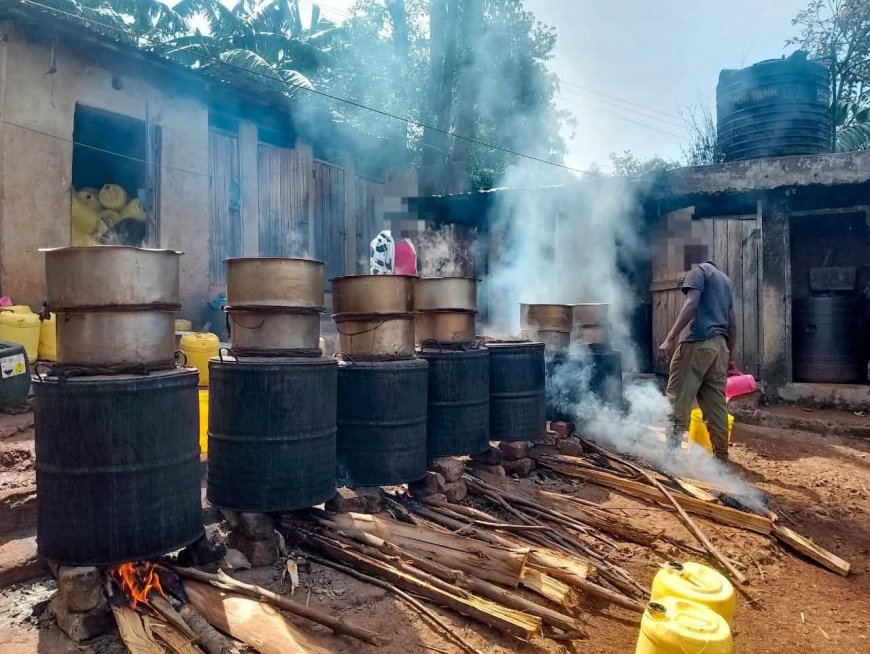 POLICE SEIZES 2,000 LITRES OF KANGARA AND 40 LITRES OF CHANG'AA IN KISII COUNTY