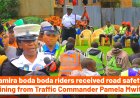 Pamela Mwita Leads Road Safety Awareness for Nyamira Boda Boda Operators