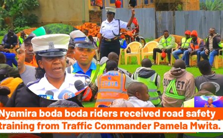 Pamela Mwita Leads Road Safety Awareness for Nyamira Boda Boda Operators