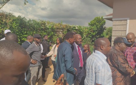 GUSII UNITY IN GRIEF: MATIANG’I-LED DELEGATION RALLIES BEHIND ONYONKA IN EMOTIONAL CONDOLENCE VISIT