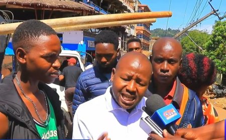 KISII CAPITAL ROUNDABOUT DEATH TRAP: RESIDENTS FEAR COLLAPSING POWER POLES