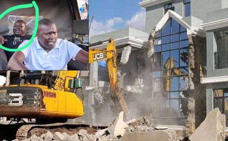 DEMOLITION OF A KSH 40 MILLION HOUSE SPARKS CHAOS, ARREST, AND VIRAL MOMENT FOR JARED OKOTH