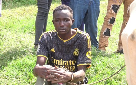 CAUGHT IN THE ACT: YOUNG COW THIEF NABBED IN MOGONGA AS RESIDENTS DECLARE WAR ON CATTLE RUSTLING