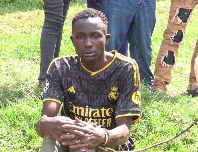 CAUGHT IN THE ACT: YOUNG COW THIEF NABBED IN MOGONGA AS RESIDENTS DECLARE WAR ON CATTLE RUSTLING