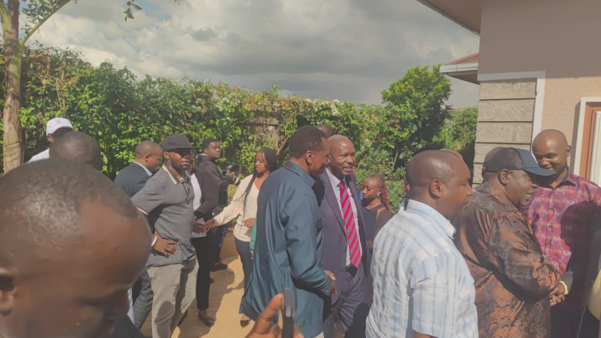 GUSII UNITY IN GRIEF: MATIANG’I-LED DELEGATION RALLIES BEHIND ONYONKA IN EMOTIONAL CONDOLENCE VISIT