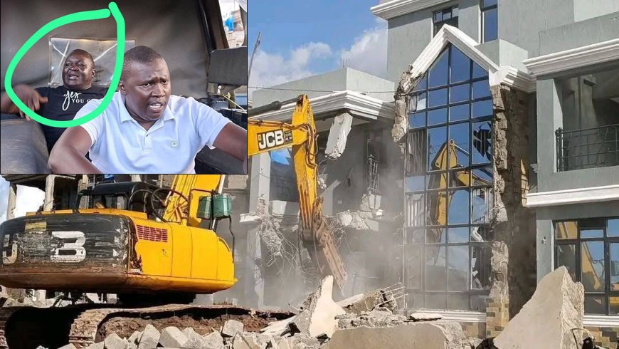 DEMOLITION OF A KSH 40 MILLION HOUSE SPARKS CHAOS, ARREST, AND VIRAL MOMENT FOR JARED OKOTH